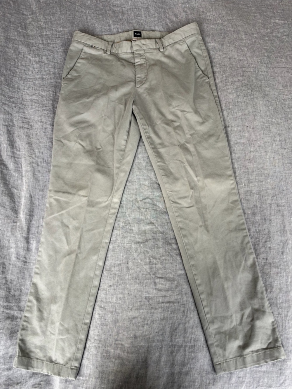 BOSS Kaito Slim Fit Chinos Gray Waist 30R